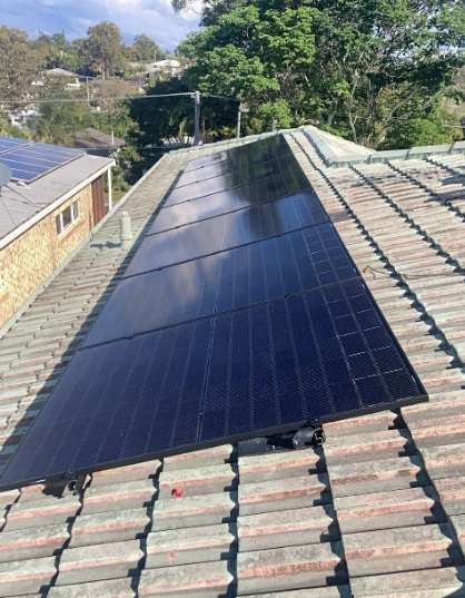 new solar panels installed at a property in Southport