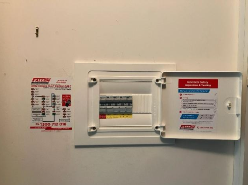 new switchboard installed at a property in indooroopilly