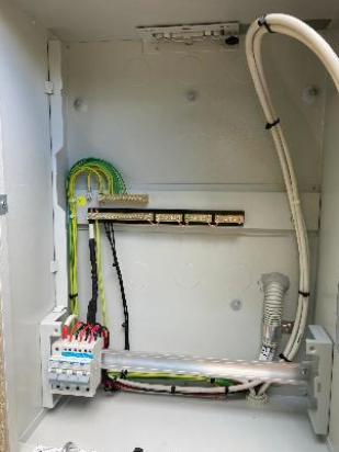 New switchboard installed in a safer location in Ashgrove.
