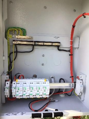 Brand new, compliant switchboard installed at a property in West End.