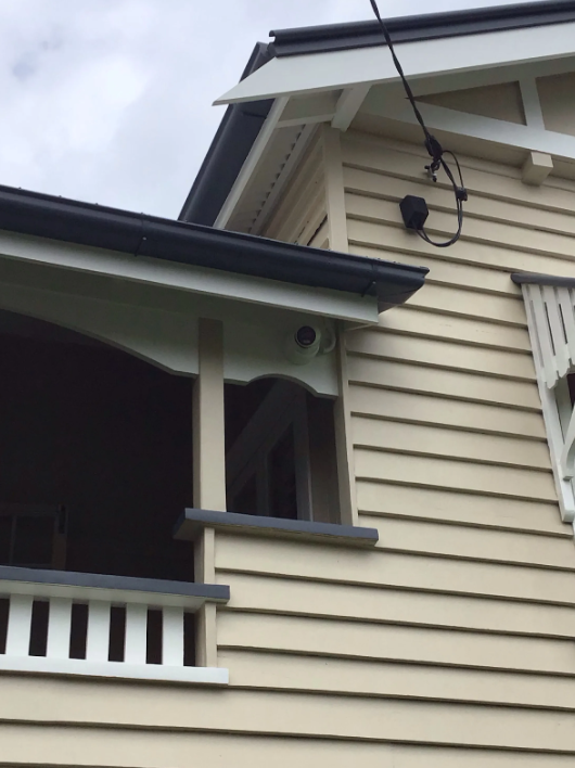 Hikvision live guard camera installed at a property in Ashgrove
