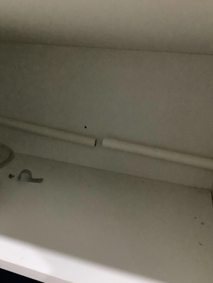 cut pipe to replace air conditioning drain line at a property in Mount Gravatt