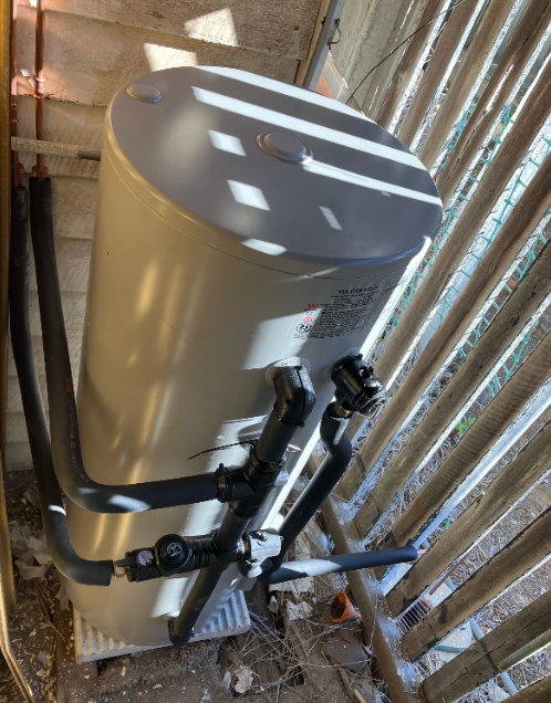 new hot water system installed at a property in Redcliffe