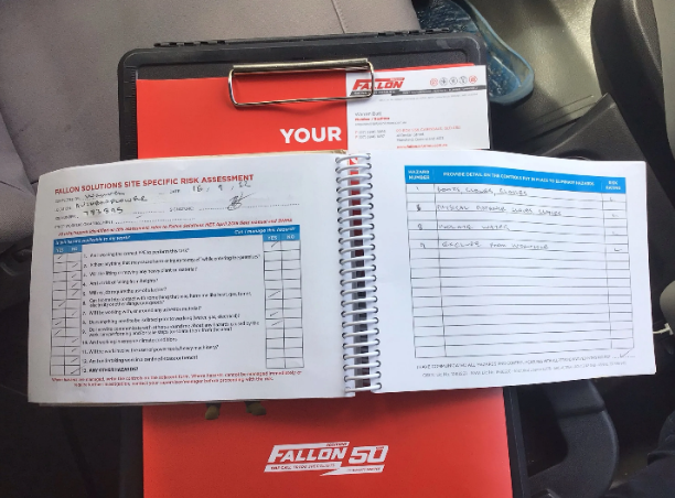 on site risk assessment at a property in West End