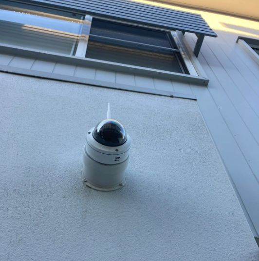 security camera at a property in southport