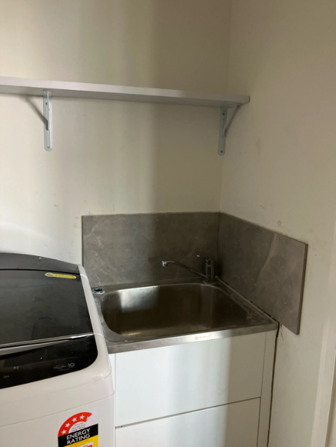 splashback repaired at a property in Chermside