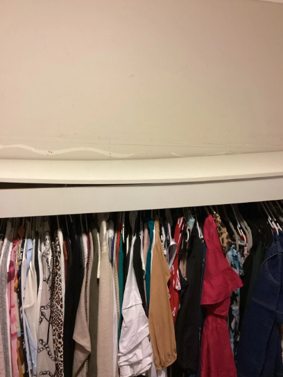 unstable and bending shelf to be repaired at a property in Thornlands