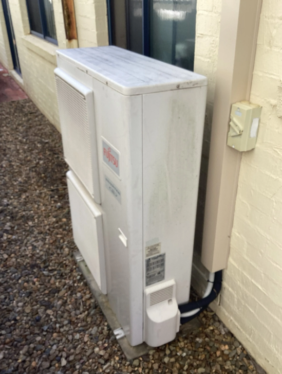 faulty outdoor unit for ducted air conditioner at a property in thornlands