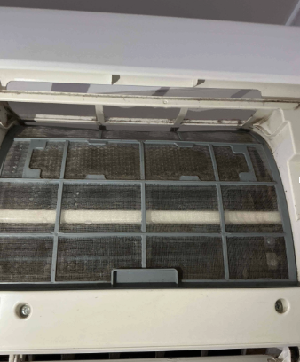 split system air conditioner service at a property in morayfield