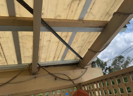 Pergola Repairs at a Property in The Gap