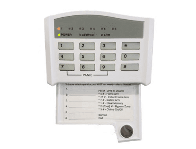 C&K alarm system keypad